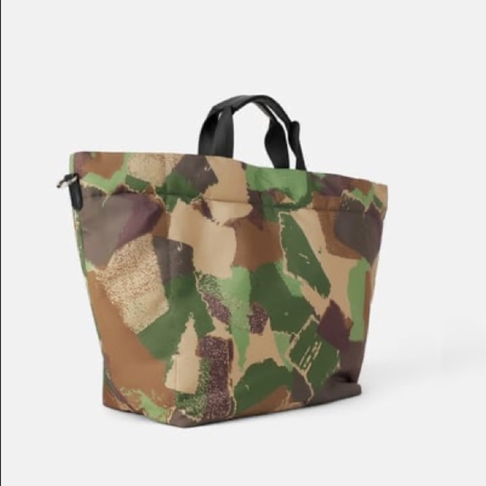 Zara camouflage padded shopper bag - Picture 2 of 5